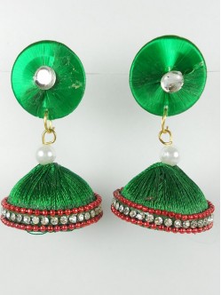 Silk Thread Earrings